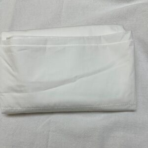 Elegant Envelope Style White Pillowcases. Set of Two. King Size. New.